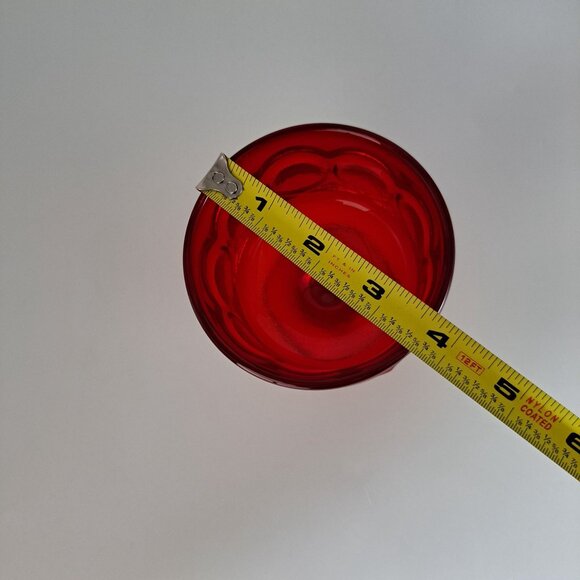 Noritake Spotlight Ruby Red Stem Sherbet Goblet Dessert Glass - Picture 2 of 6